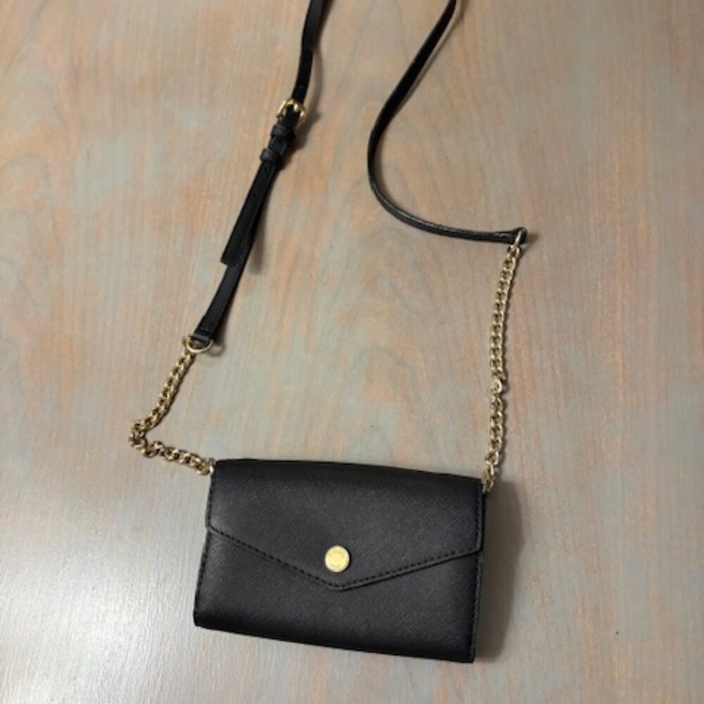 Michael Kors Jet Set Travel small Saffiano Leather Envelop Crossbody Bag